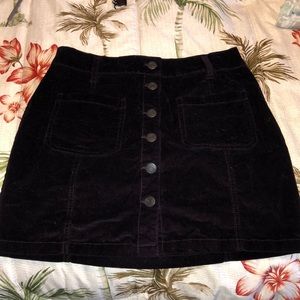cotton velvet skirt!